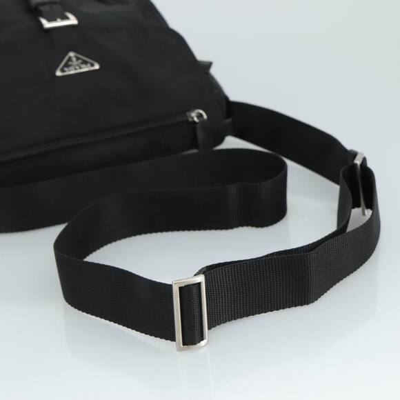 PRADA Shoulder Bag Nylon Black - Picture 7 of 13